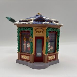 Hallmark Keepsake Ornament Dated 2002 Village Toy Shop Handcrafted